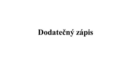 Dodatečný zápis